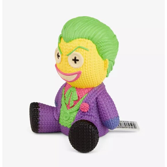 DC Comics Handmade By Robots Knit Series Blacklight The Joker Vinyl Figure - Picture 4 of 5
